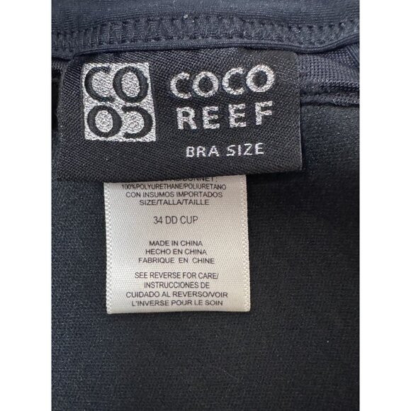 Coco Reef Underwire Bra Size Studded Tankini Top Women's 34DD Beach Vacation - Picture 5 of 9